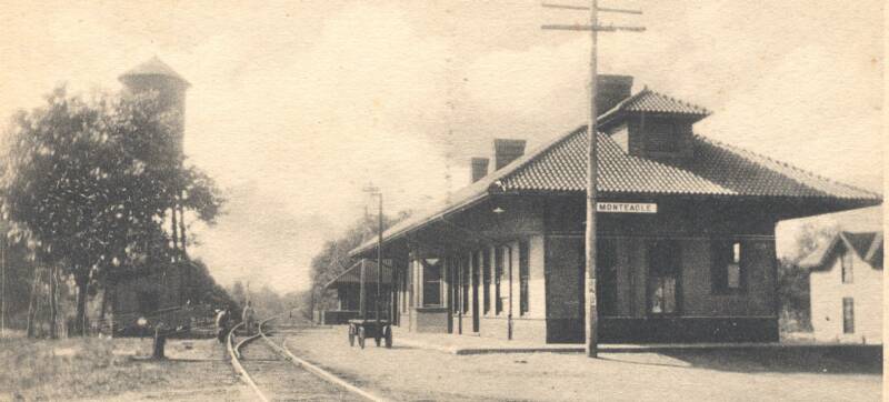 Monteagle, Tennessee railroad passenger depot, Courtesy, Dennis Lambert