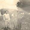 Work on Third Street drainage ditch at Magnolia Avenue before 1940 in South Pittsburg, Tennessee. This ditch was covered to open or widen Third Street to town. Courtesy, Gail Golliher
